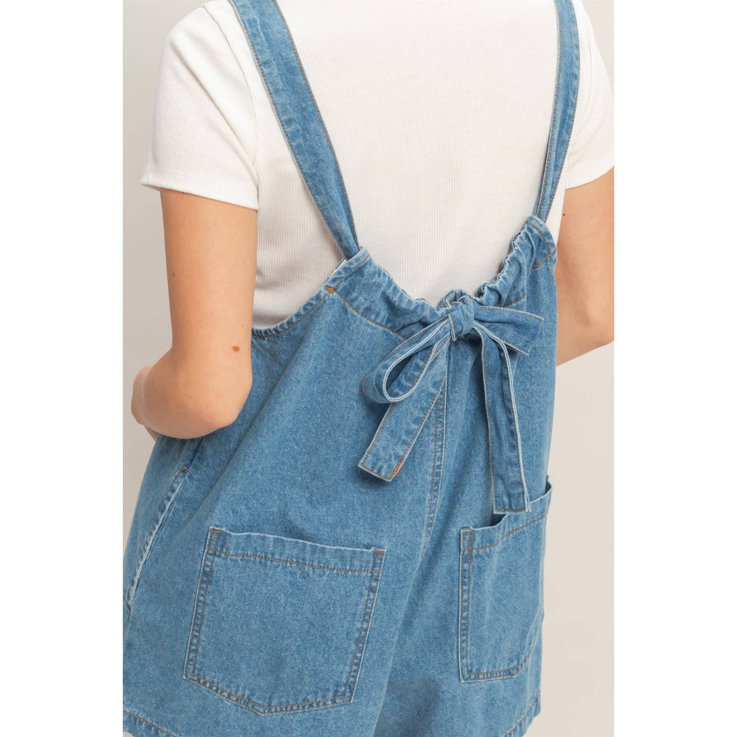 Easy Denim Romper