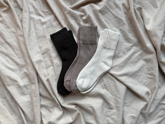 Brown Thick Crew Sock