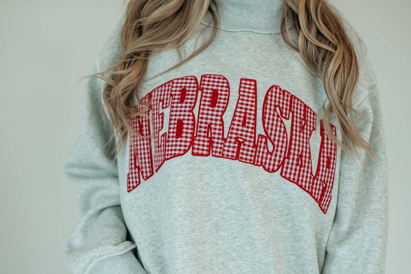 Nebraska Mock Neck Sweatshirt