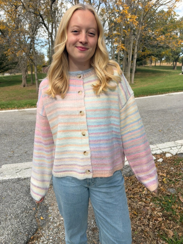Cotton Candy Cardigan