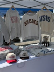 JESUS & GOD IS GOOD Reversible Sweatshirt