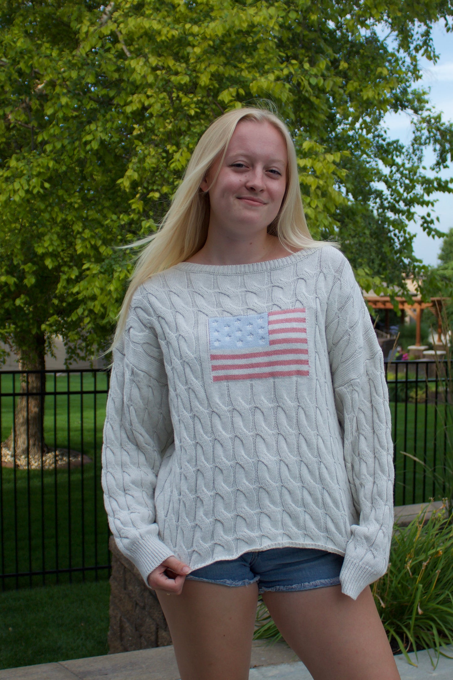 American Cable Knit Sweater