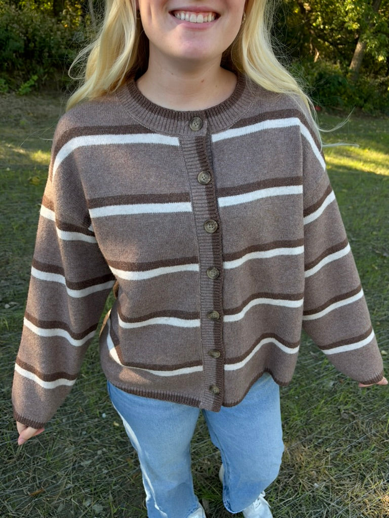 Daydream Cardigan in Light Mocha