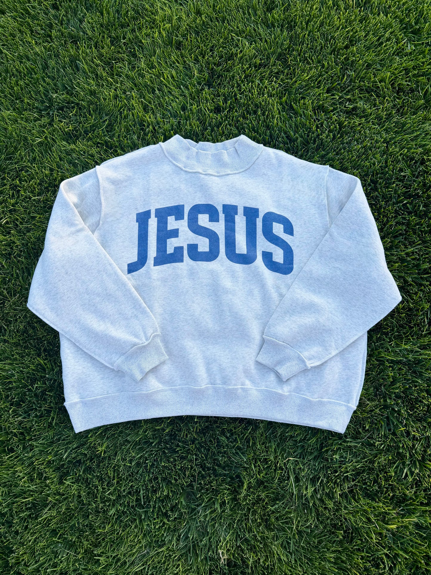 JESUS & GOD IS GOOD Reversible Sweatshirt