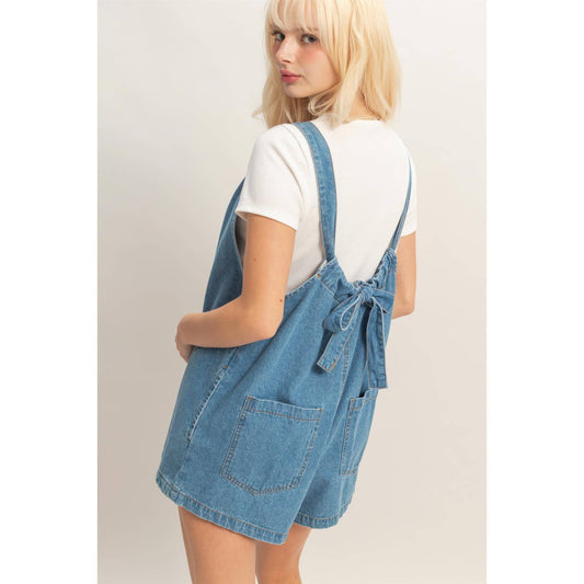 Easy Denim Romper