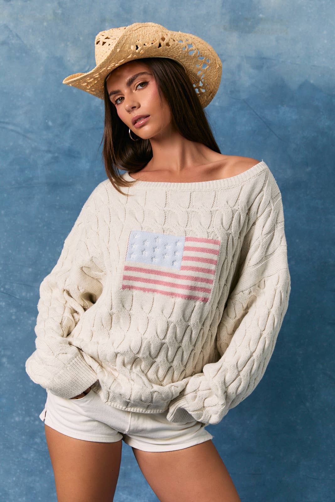 American Cable Knit Sweater