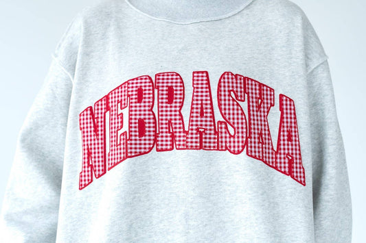 Nebraska Mock Neck Sweatshirt