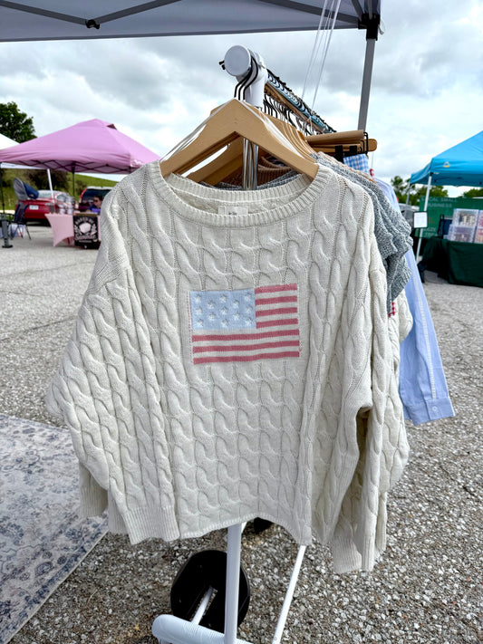 American Cable Knit Sweater