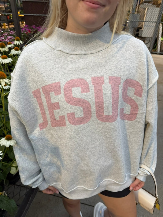 JESUS & GOD IS GOOD Reversible Sweatshirt