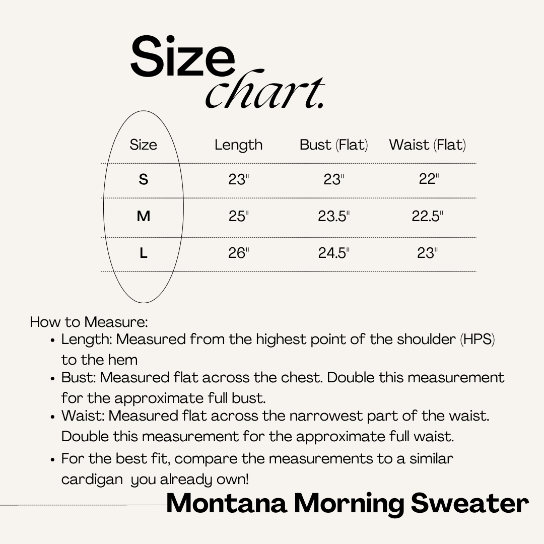 Montana Morning Sweater