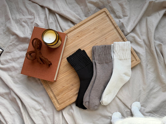 Brown Thick Crew Sock