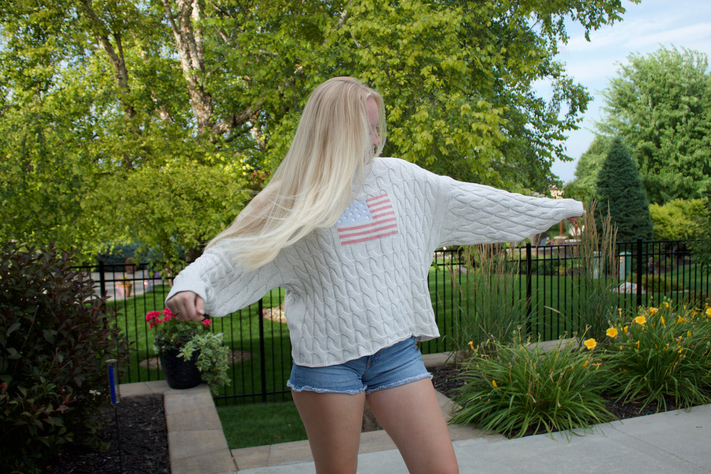 American Cable Knit Sweater