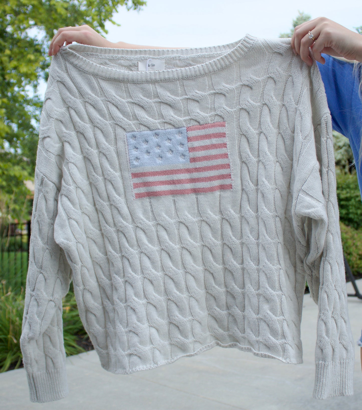American Cable Knit Sweater