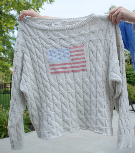 American Cable Knit Sweater