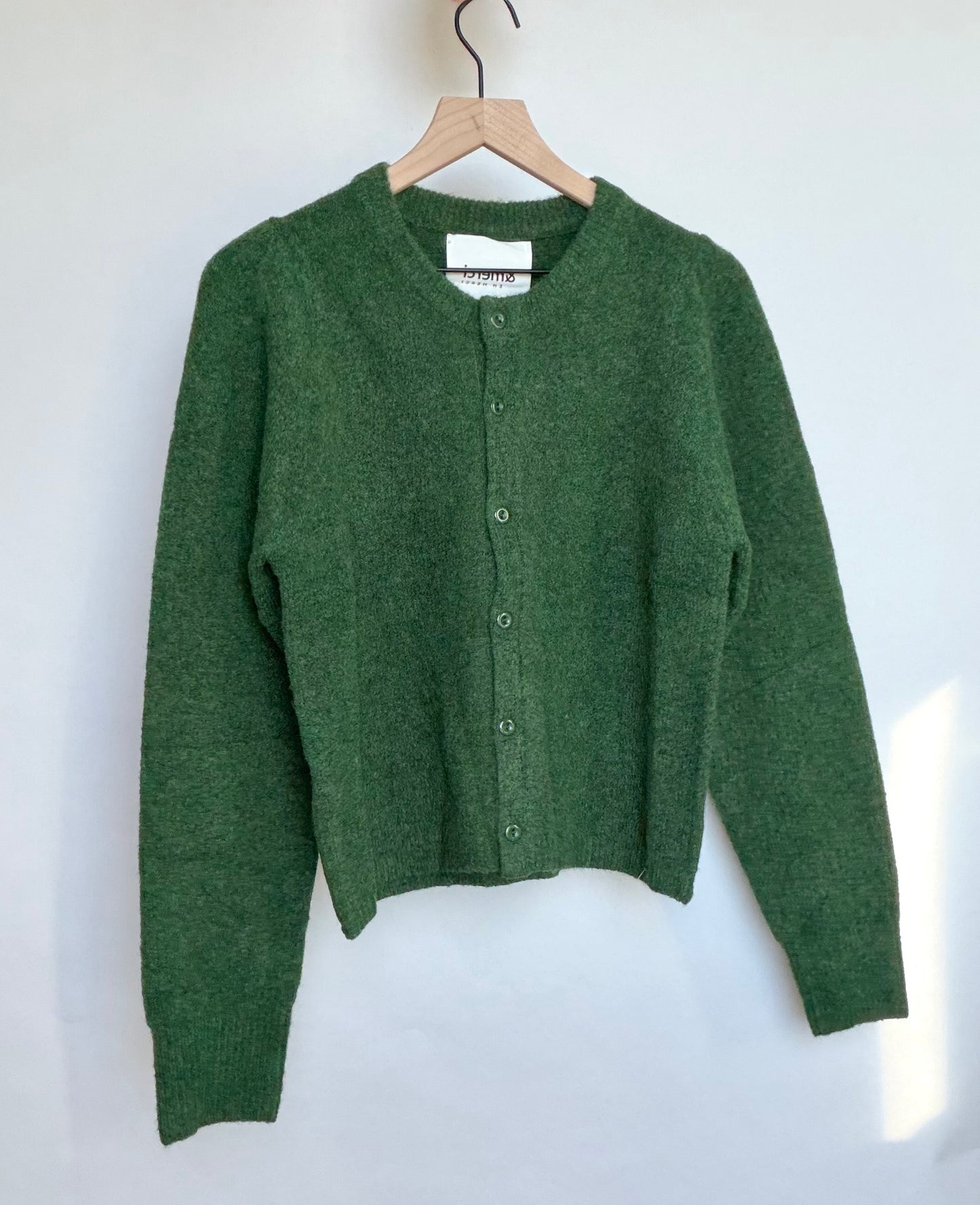 Long Puff Sleeve Cardigan