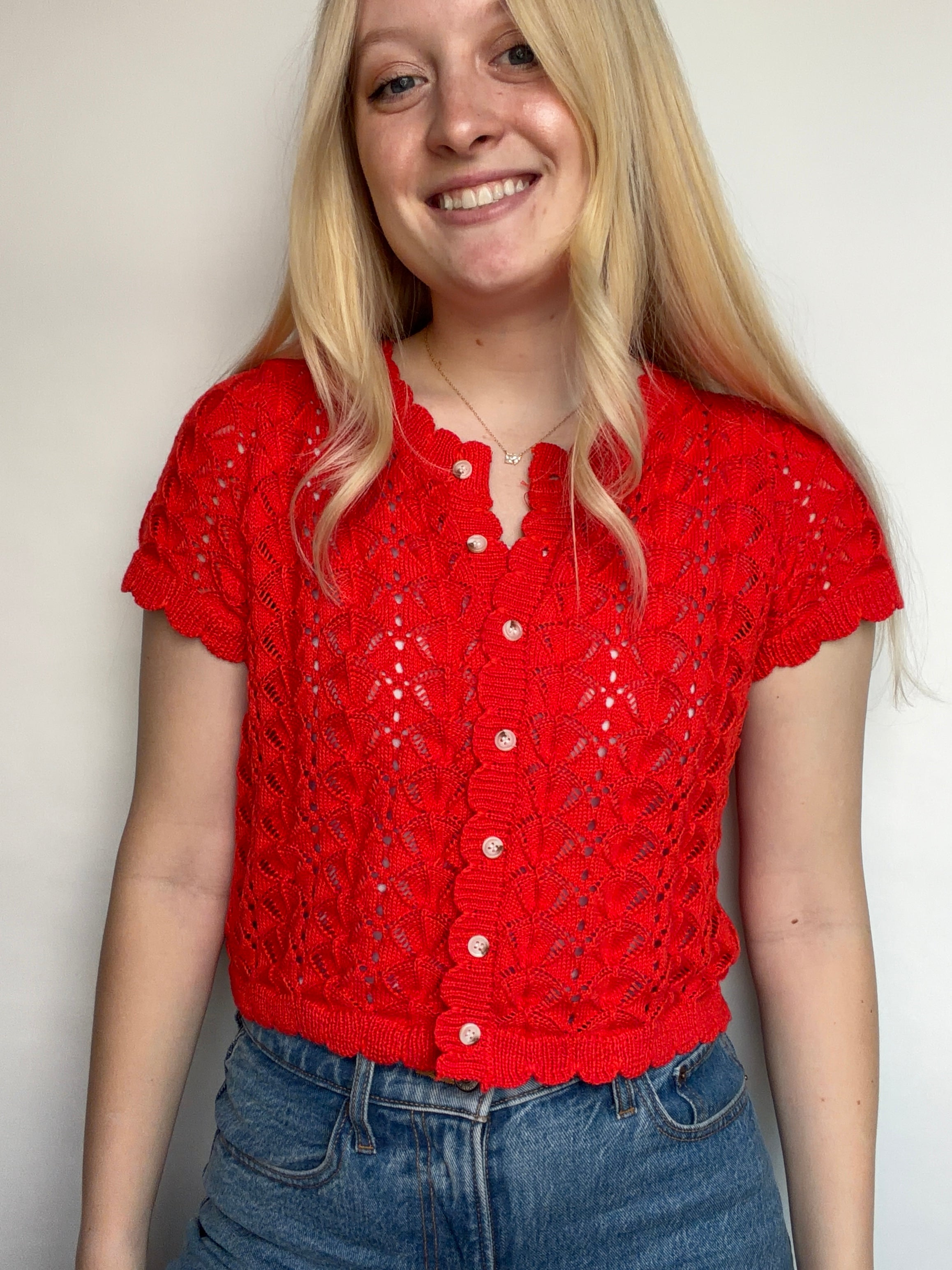 Cassie Crochet Mini Top
