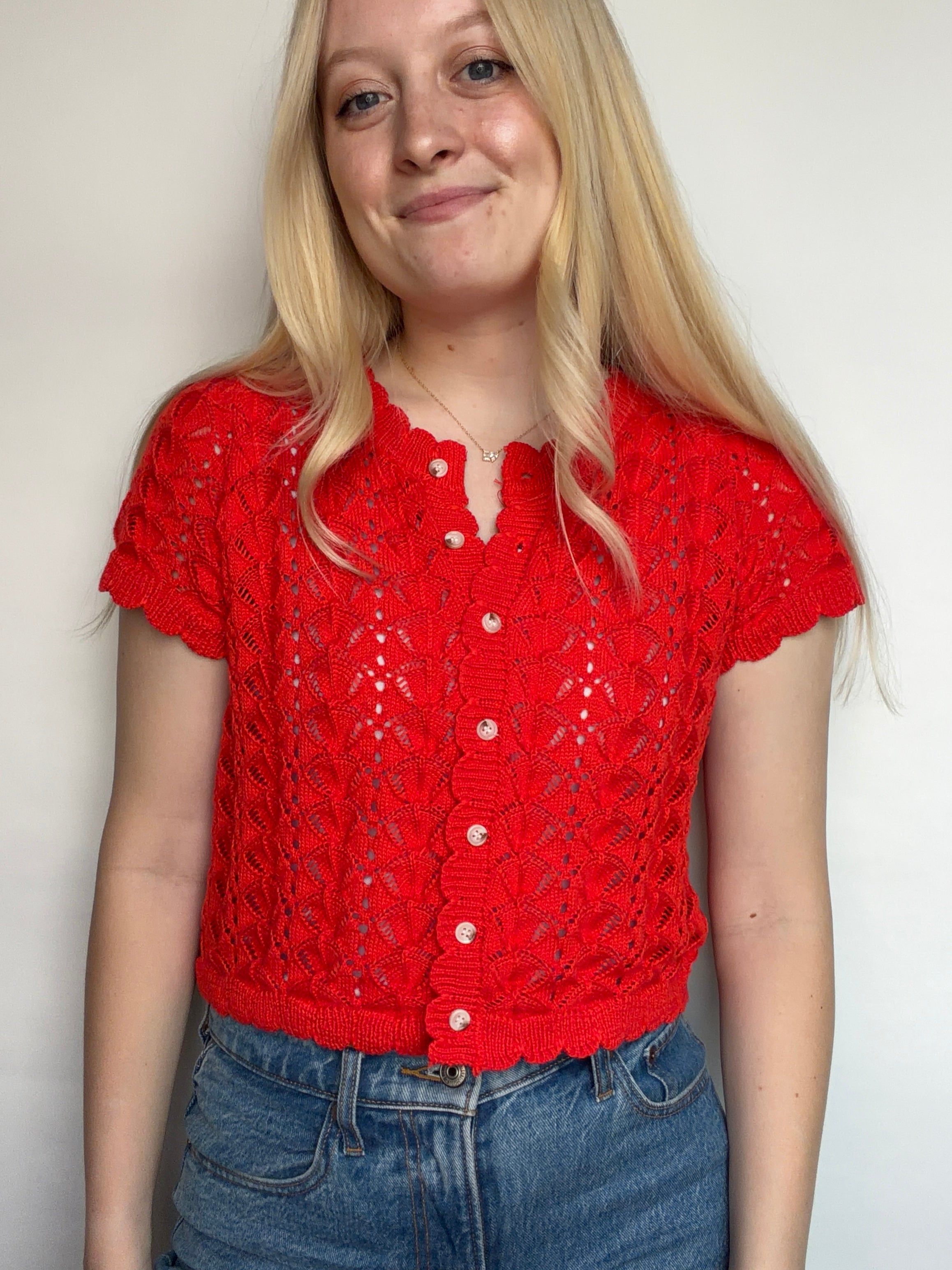 Cassie Crochet Mini Top