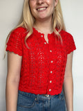 Cassie Crochet Mini Top