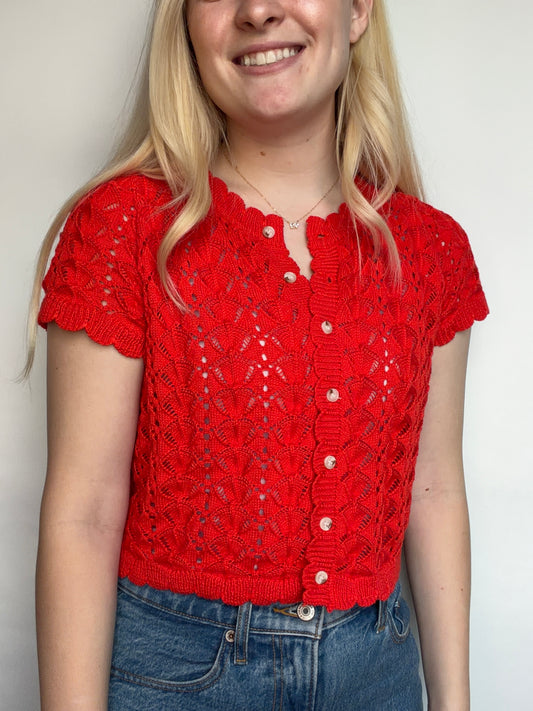Cassie Crochet Mini Top