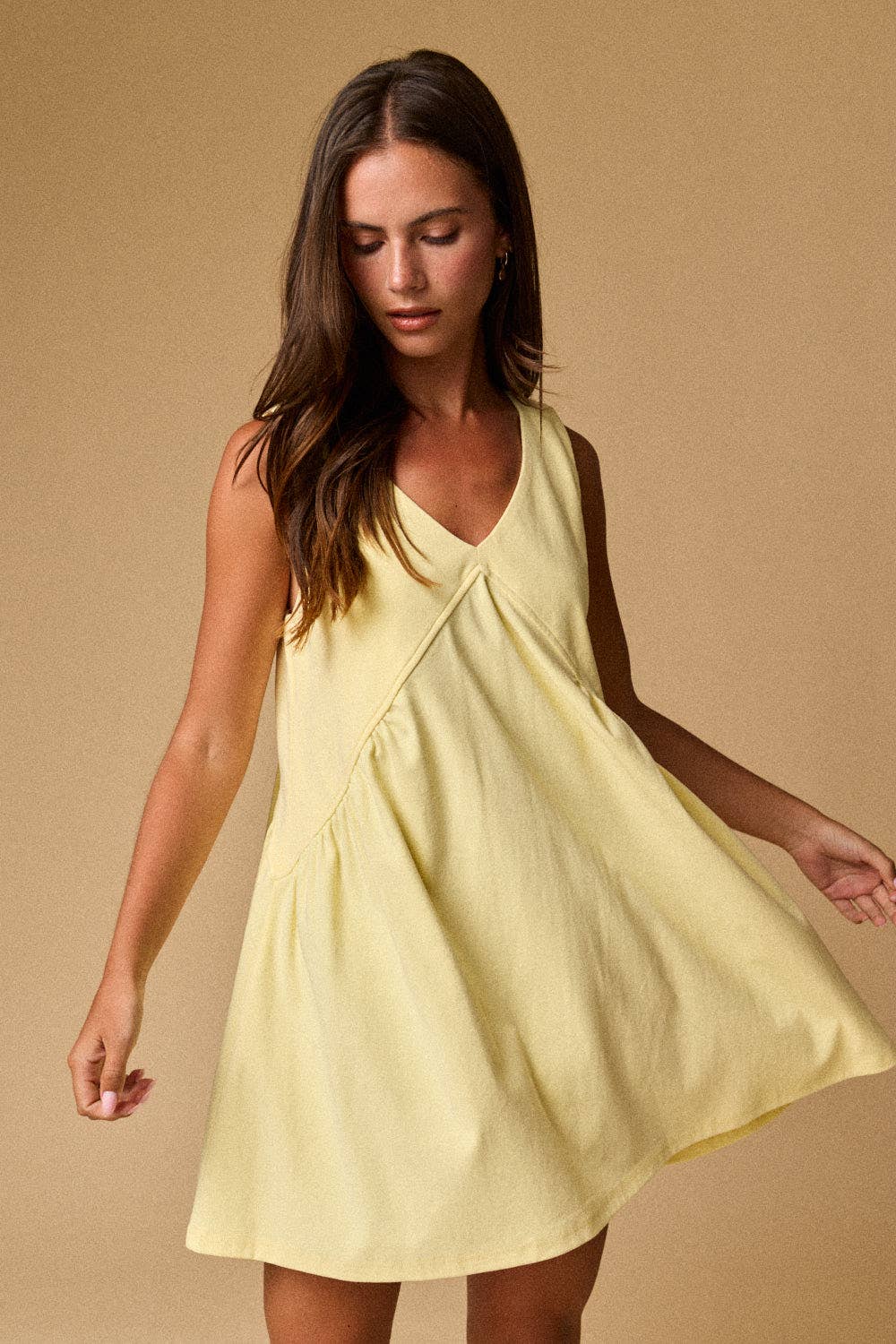 Butter Yellow Mini Dress