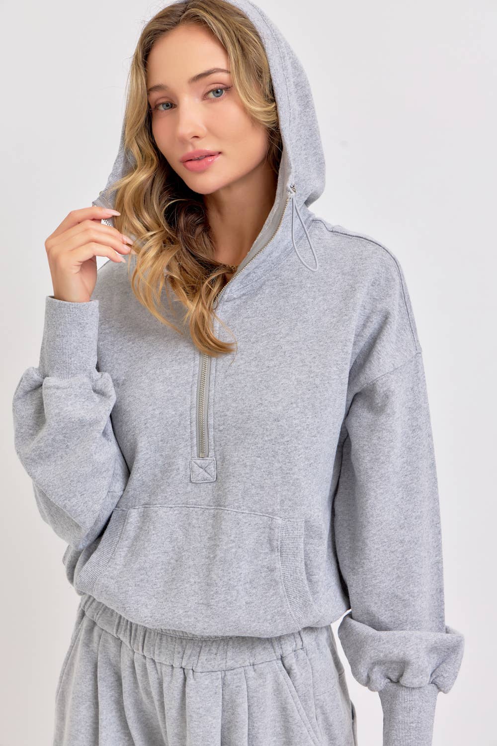 Mineral Wash Half-Zip Sweatshirt